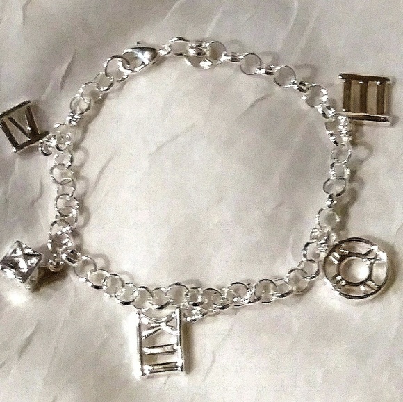 .925 Roman Numerals Bracelet - Picture 3 of 4
